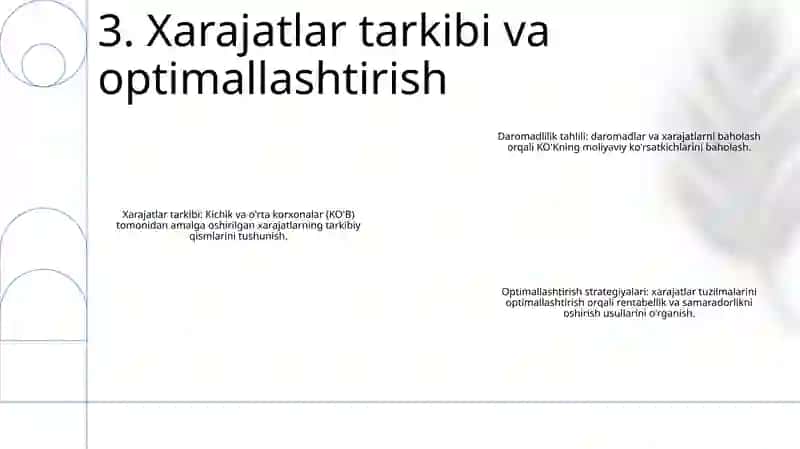 XoʼJalik Yurituvchi SubʼEktlar Xarajatlari, Foydasi Va Rentabelligi 4