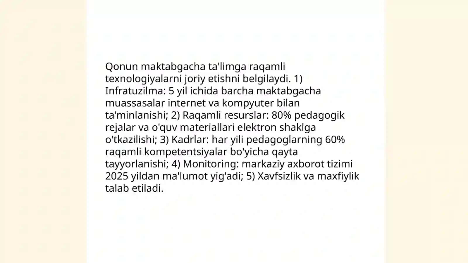 Qonunda maktabgacha ta'limda davlat-xususiy sheriklik mexanizmi 4