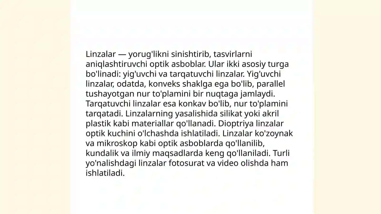 Oddiy optik o‘lchov asboblarni o`rganish 4