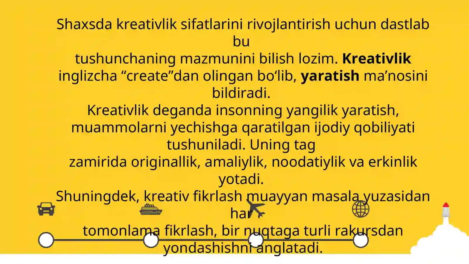 Pedagogning kreativlik sifatlari va ijodiy tafakkurni rivojlantirish metod, vosita va texnologiyalar 4