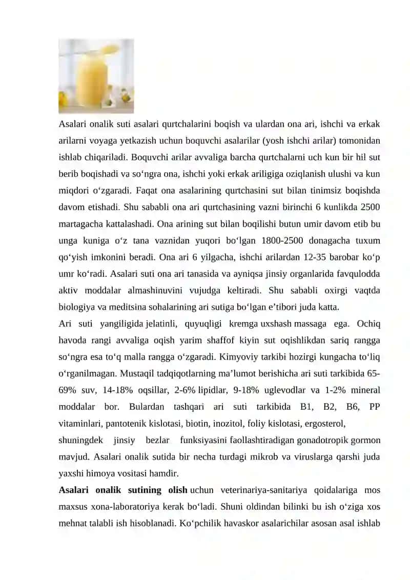 Asalarichilikning ildizi 4
