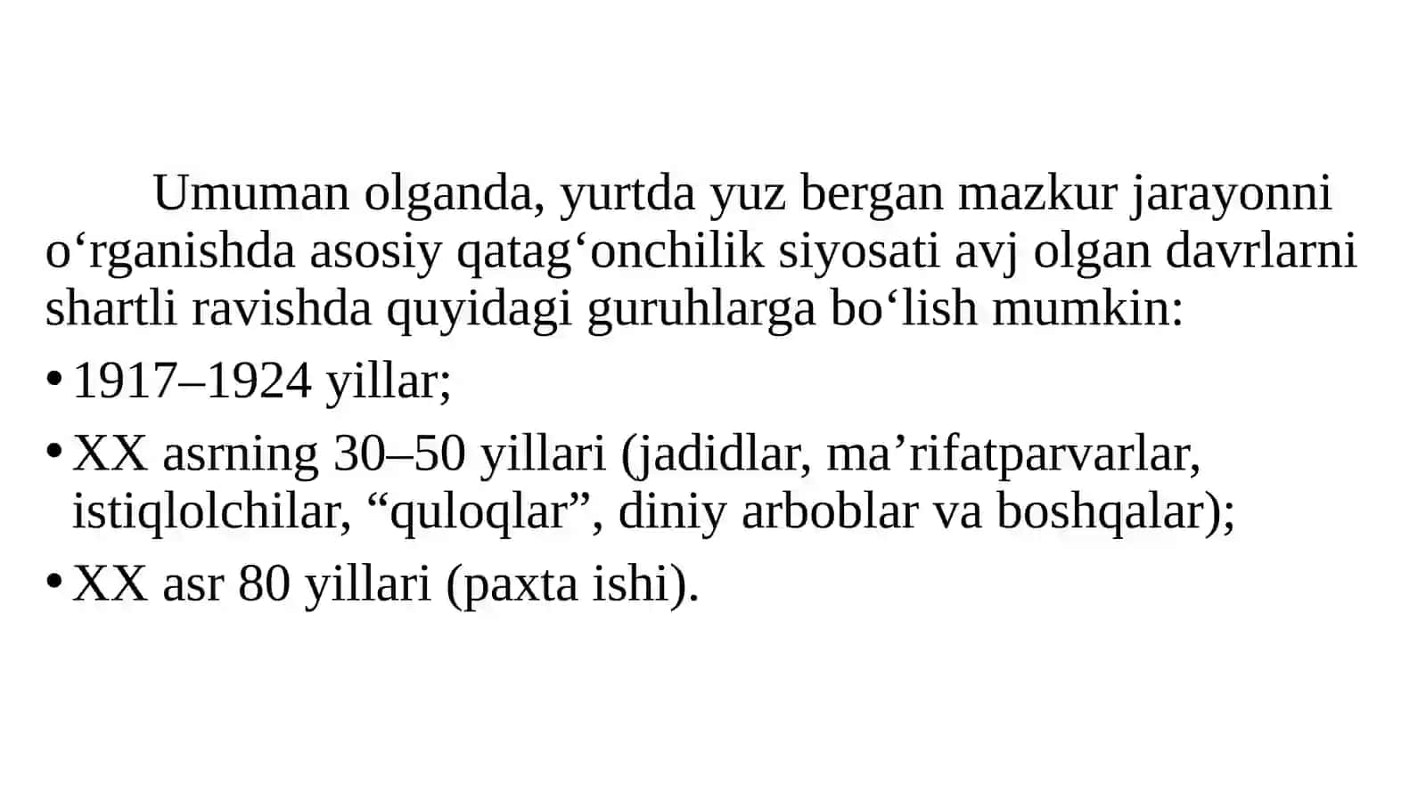 Mustaqil O‘zbekistonRespublikasining tashkil topishi va uningtarixiy ahamiyati 4
