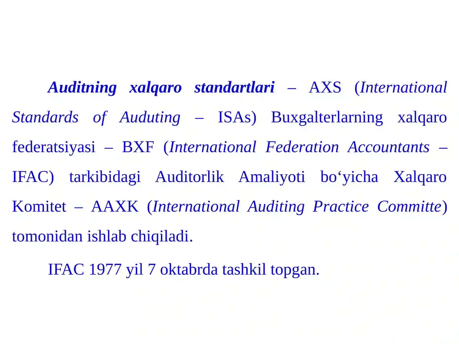 Auditning xalqaro standartlari 4