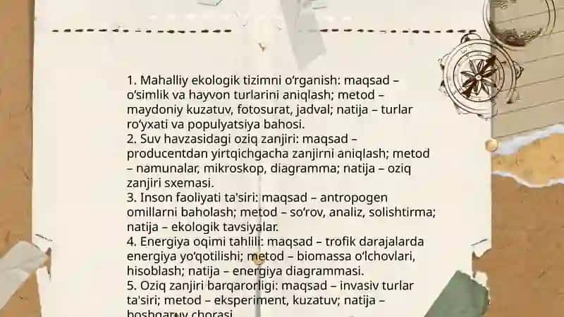 Tabiiy fan darsligidan 5 ta loyiha ishi tayyorlash 4