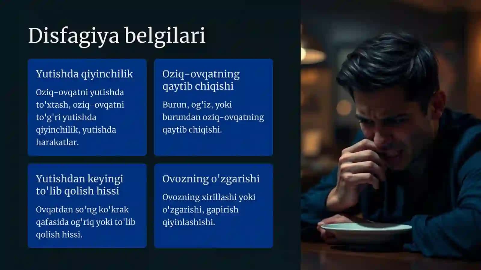 Disfagiya va Odinofagiya: Yutish Qiyinchiliklari 4