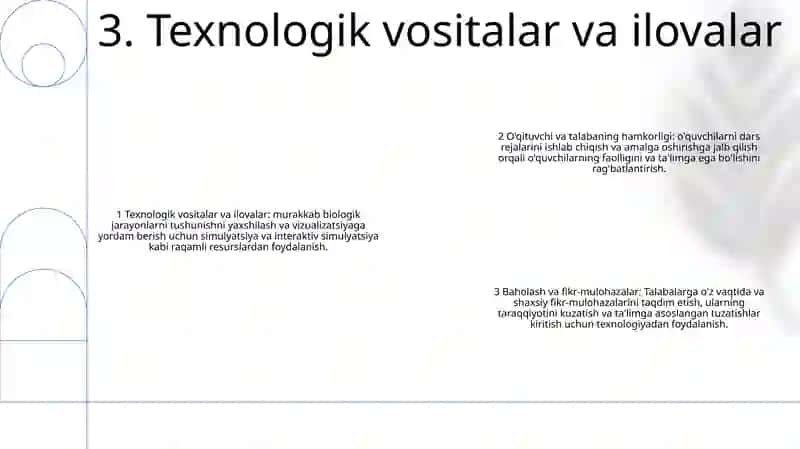 Nuklein Kislotalar Mavzusini Bo'Yicha O'Qituvchi Va O'Quvchi Hamkorligida O'Qitish Texnalogiyasidan Foydalanib Dars Ishlanmalarini Ishlab Chiqish 4