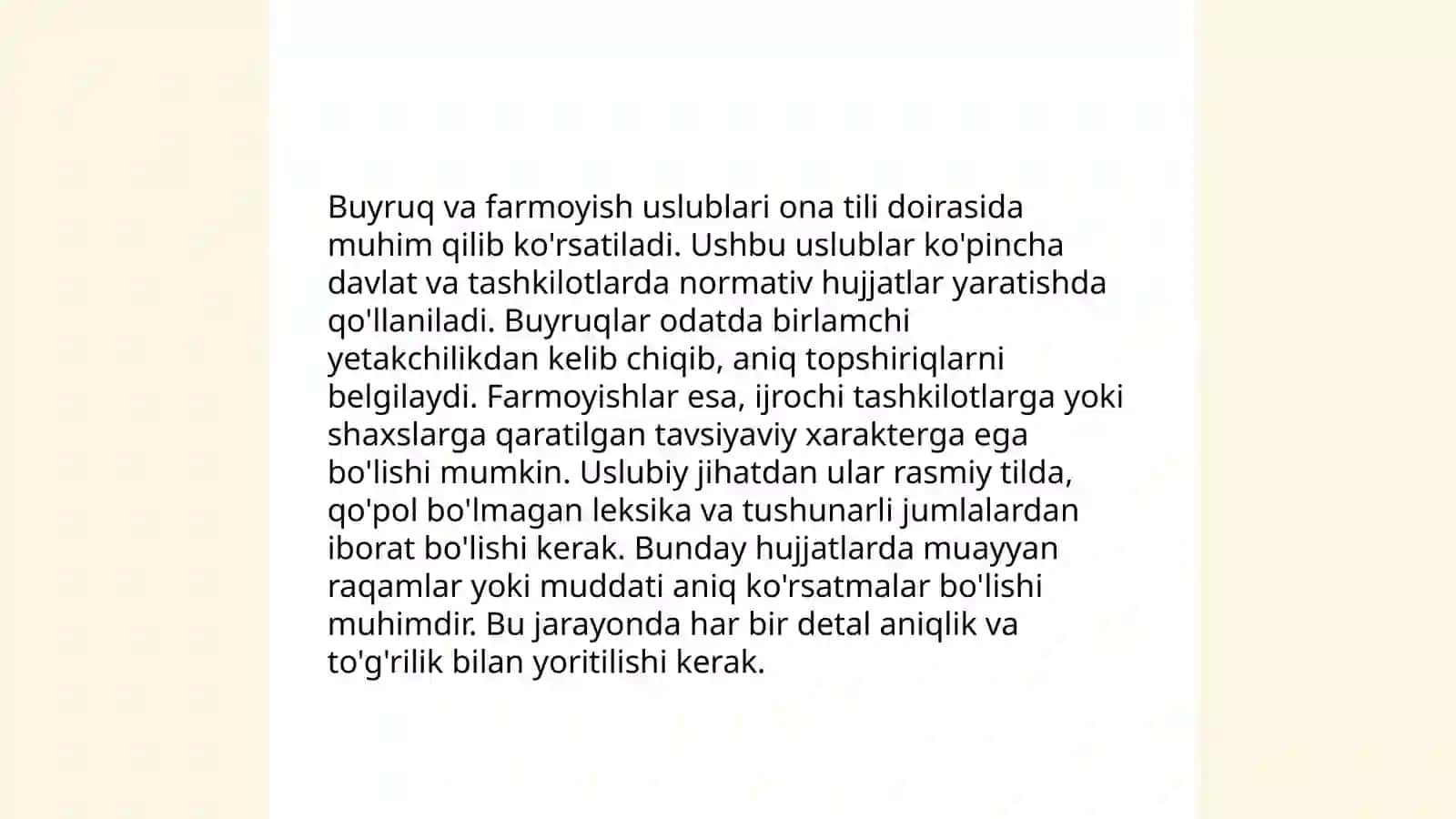 Buyruq Farmoish 4