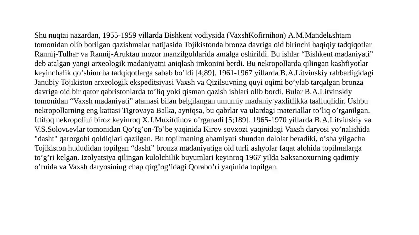Okssivilizatsiyasitarixshunosligida MDH davlatlari olimlarining tadqiqotlari 4