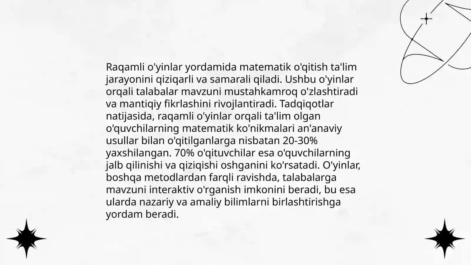 Interaktiv texnalogiyalardan foydalanish orqali matematik tushunchalarni mustahkamlash 4