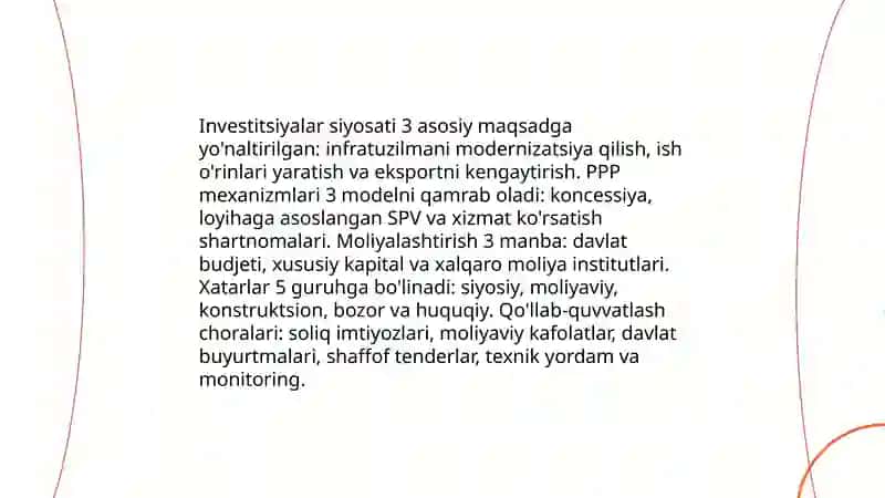 Davlatning sanoat va transportni rivojlantirish bo'yicha iqtisodiy siyosat 4
