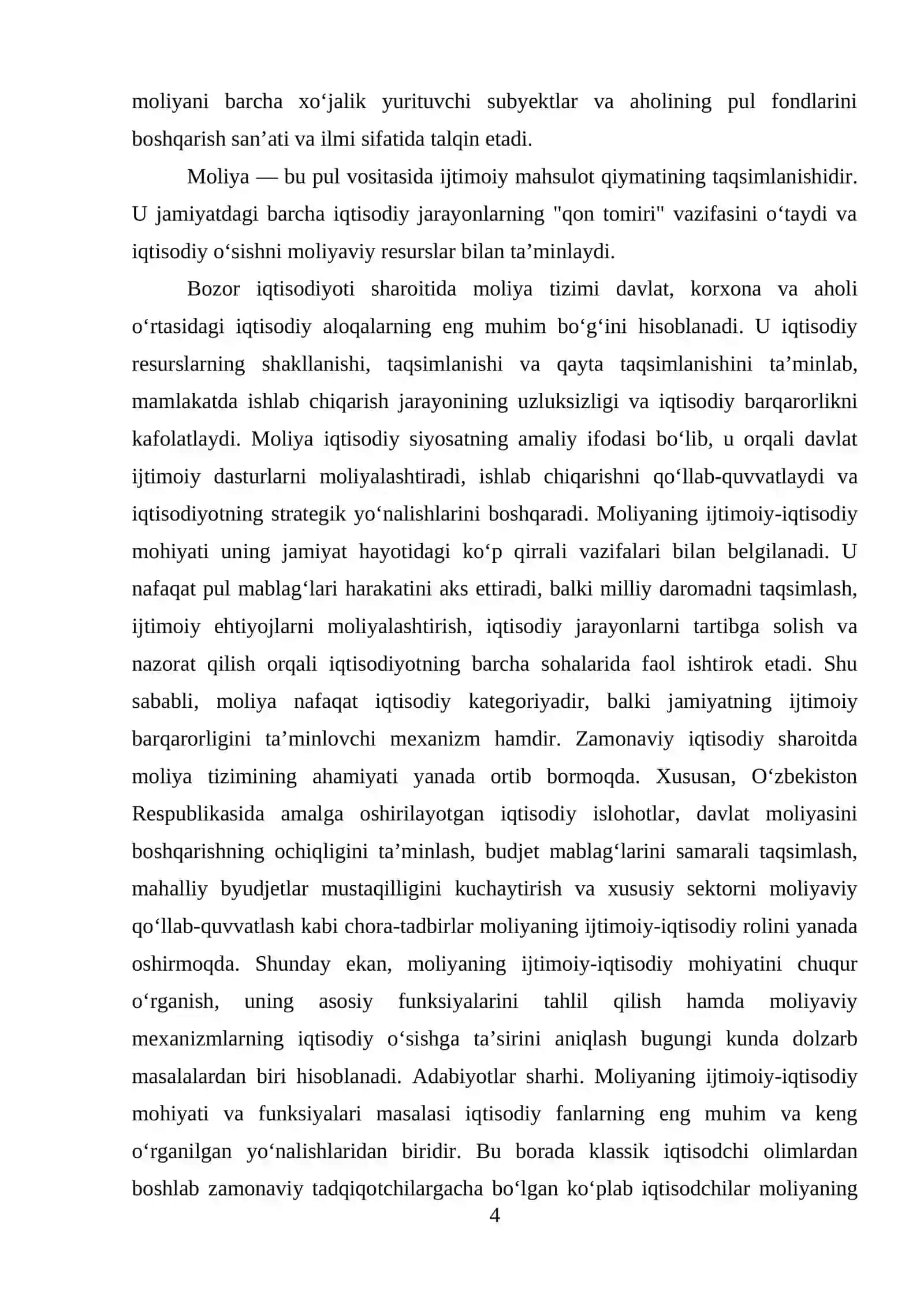 MOLIYANING MAZMUNI VA TAKROR ISHLAB CHIQARISHDAGI AHAMIYATI 4