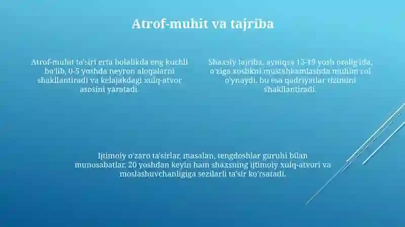 Bola shaxsini rivojlanish omillari 4