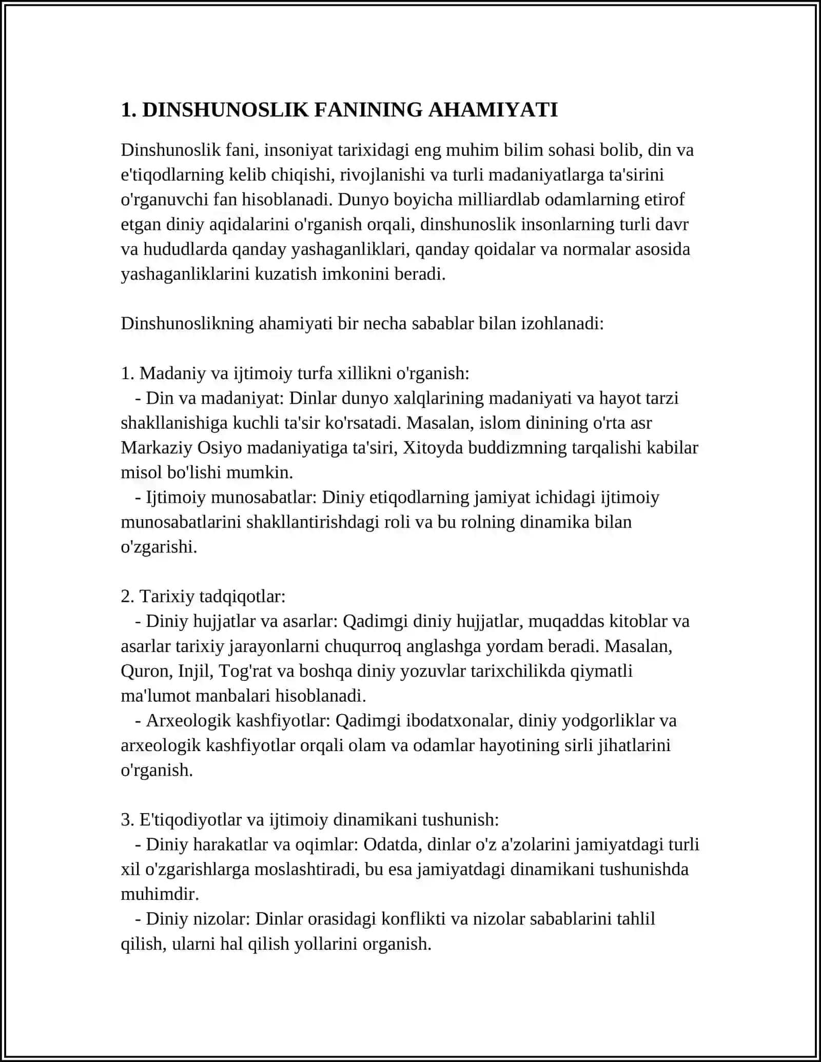 DINSHUNOSLIK FANINING AHAMIYATI 4
