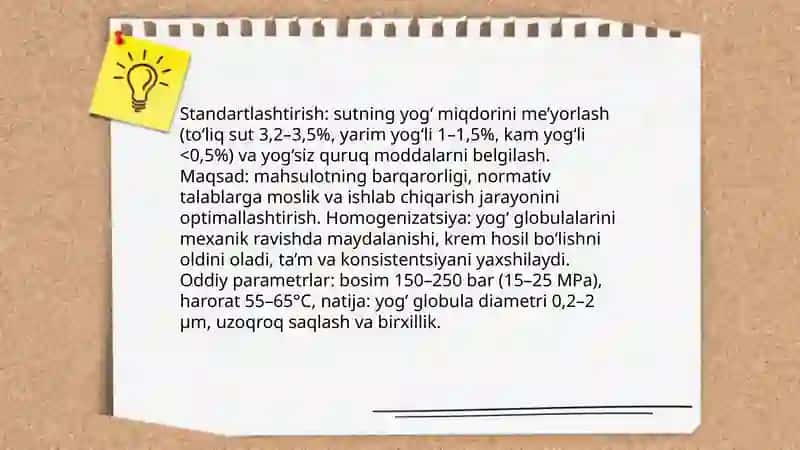 Sut va sut mahsulotlari texnologiyasi 4