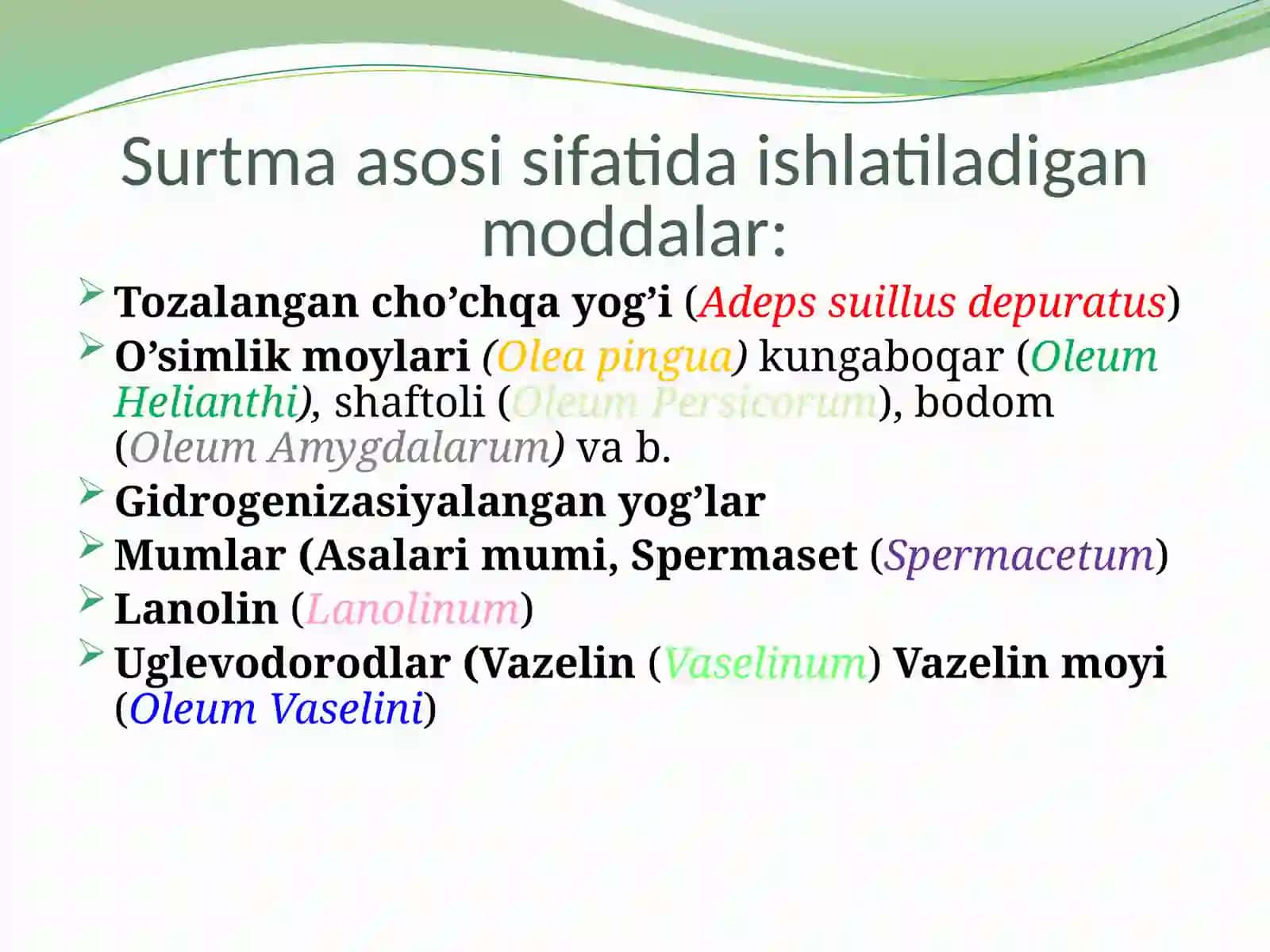 Surtmalar (Unguenta) 4