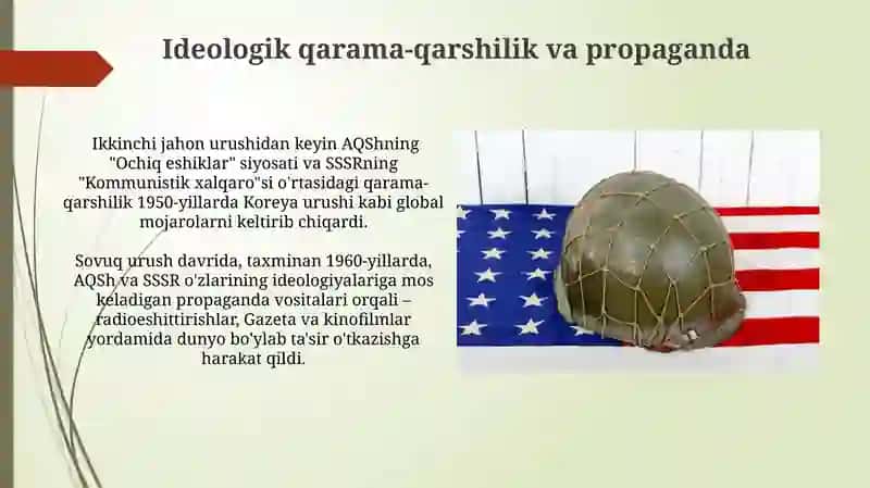 Ikkinchi jahon urushidan keyingi yillardagi AQSh va SSSRning iqtisodiy raqobati 4