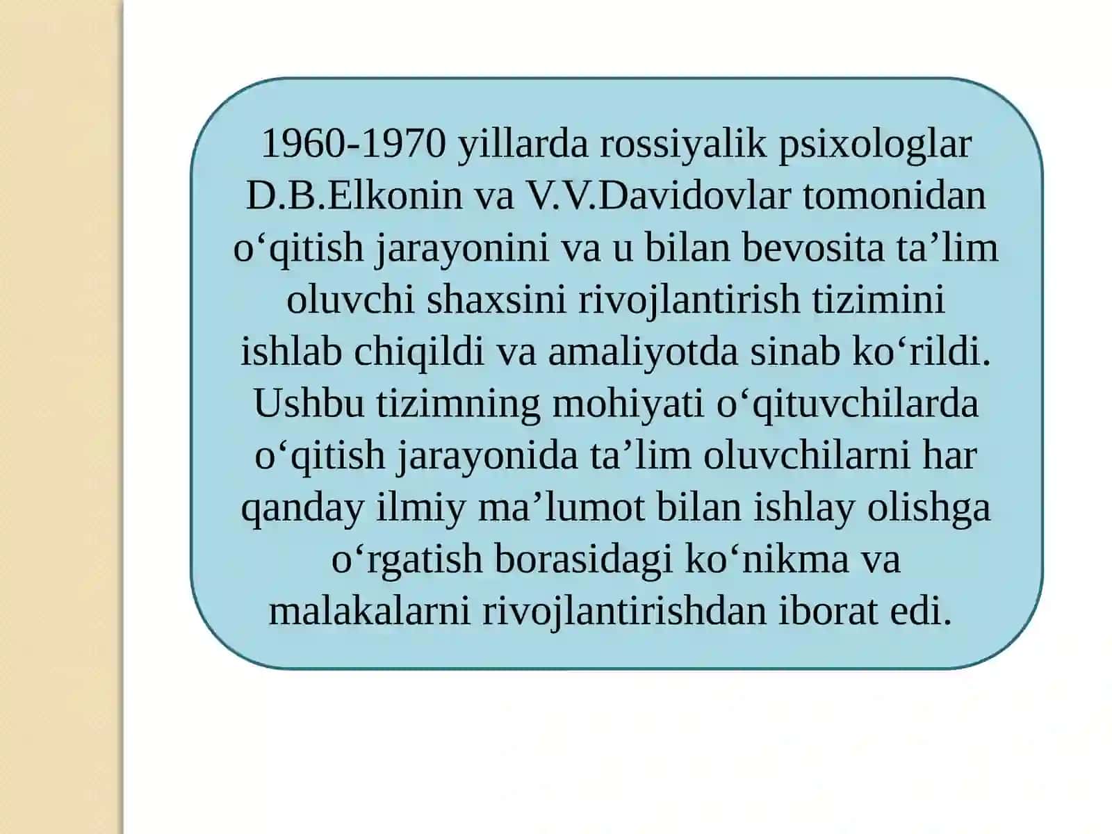 RIVOJLANTIRUVCHI VA TABAQALASHTIRILGAN TA’LIM TEXNOLOGIYALARI 4