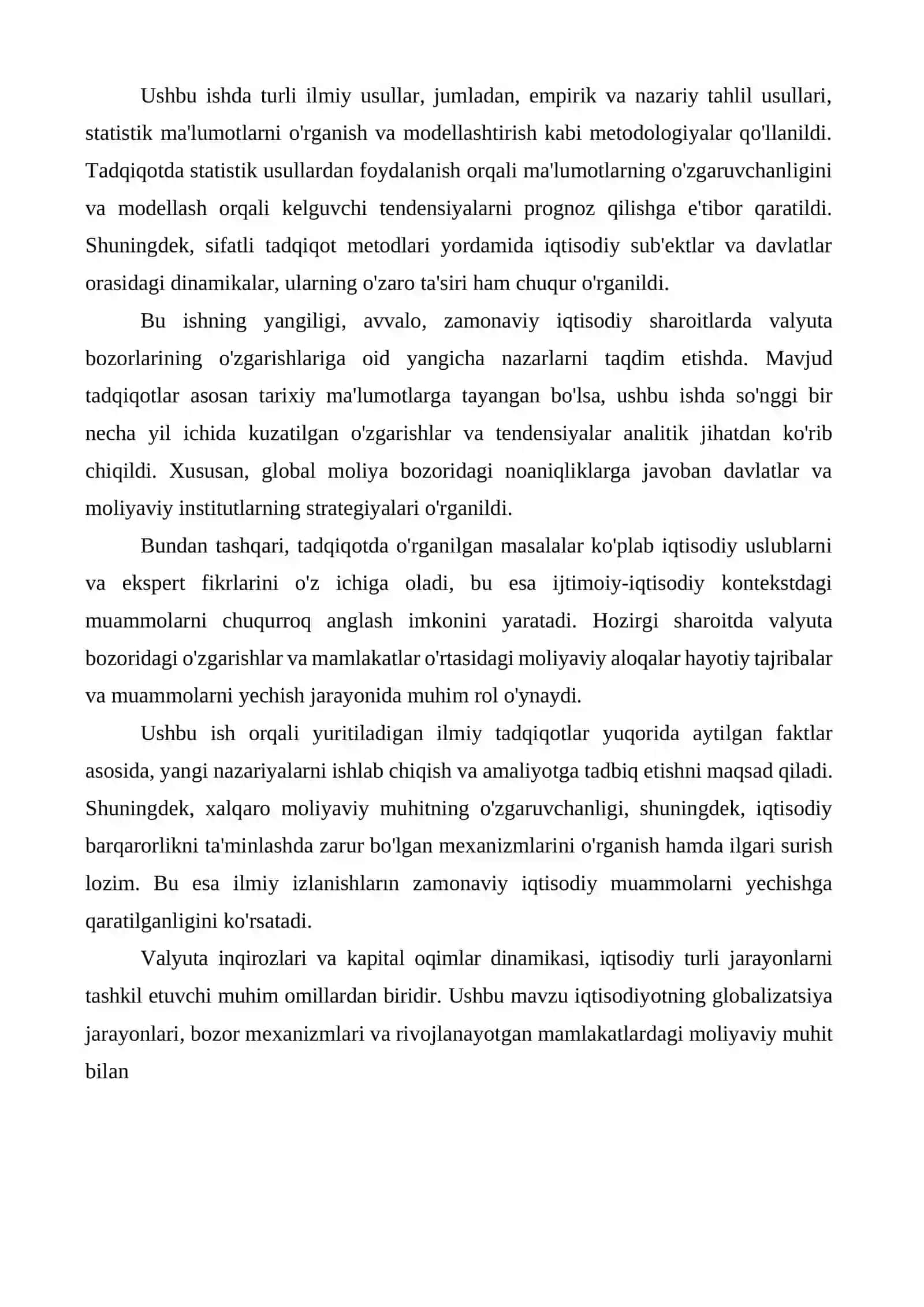 Valyuta inqirozlari va kapital oqimlar 4