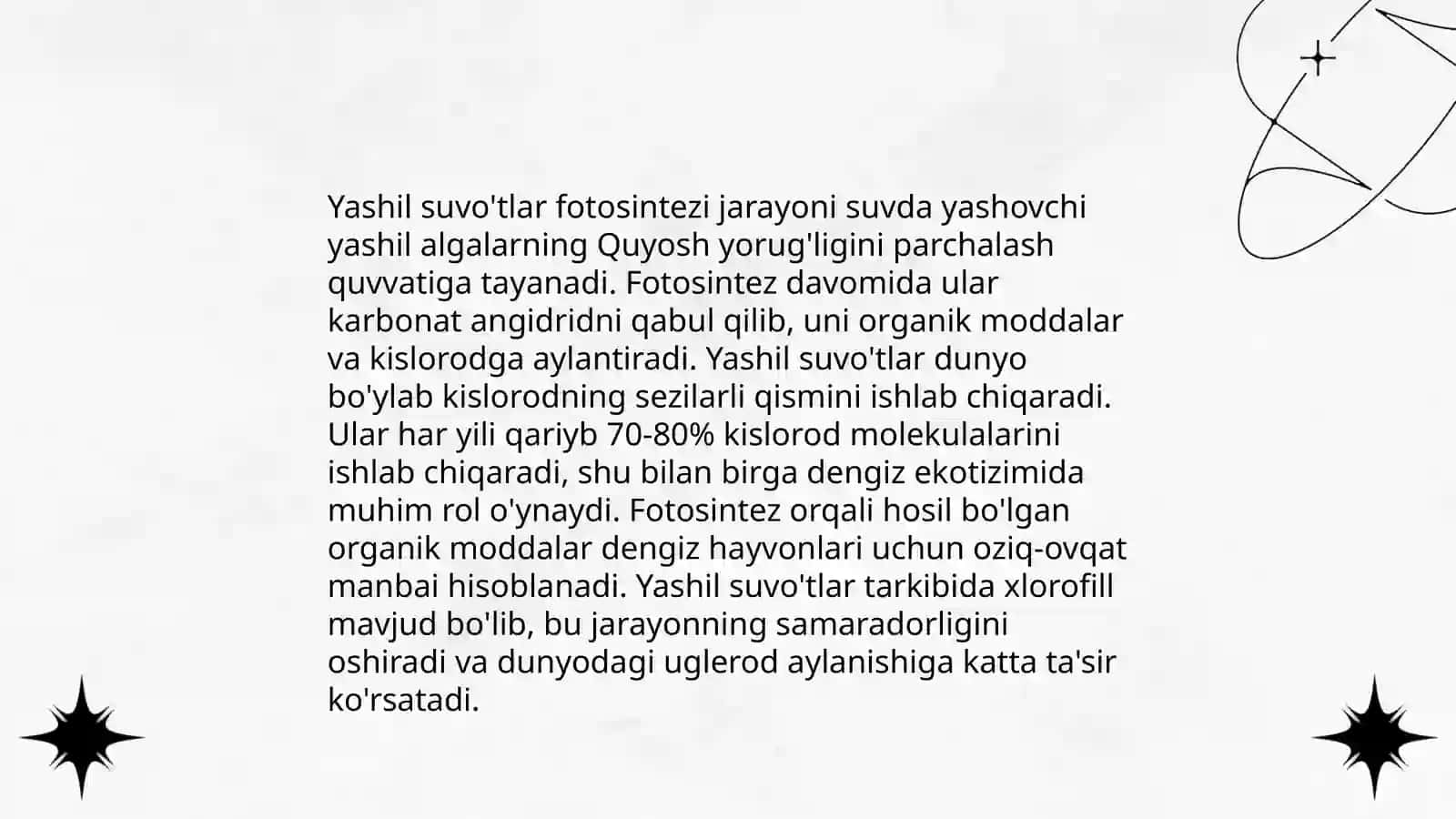 Yashil suvo'tlar bo'limi, teng xivchinlilar va protokokklar tartiblari 4