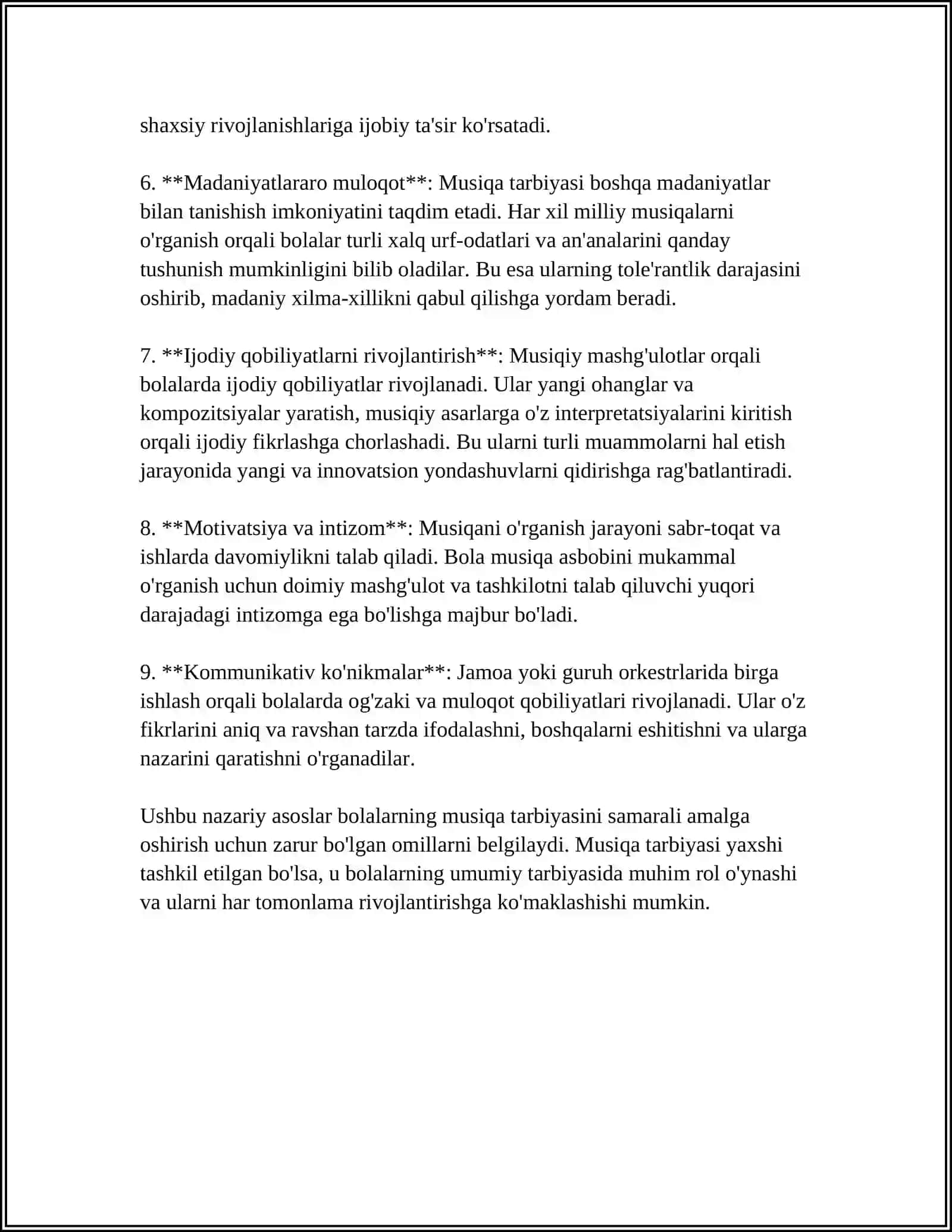 Bolalar musiqa tarbiyasi 4