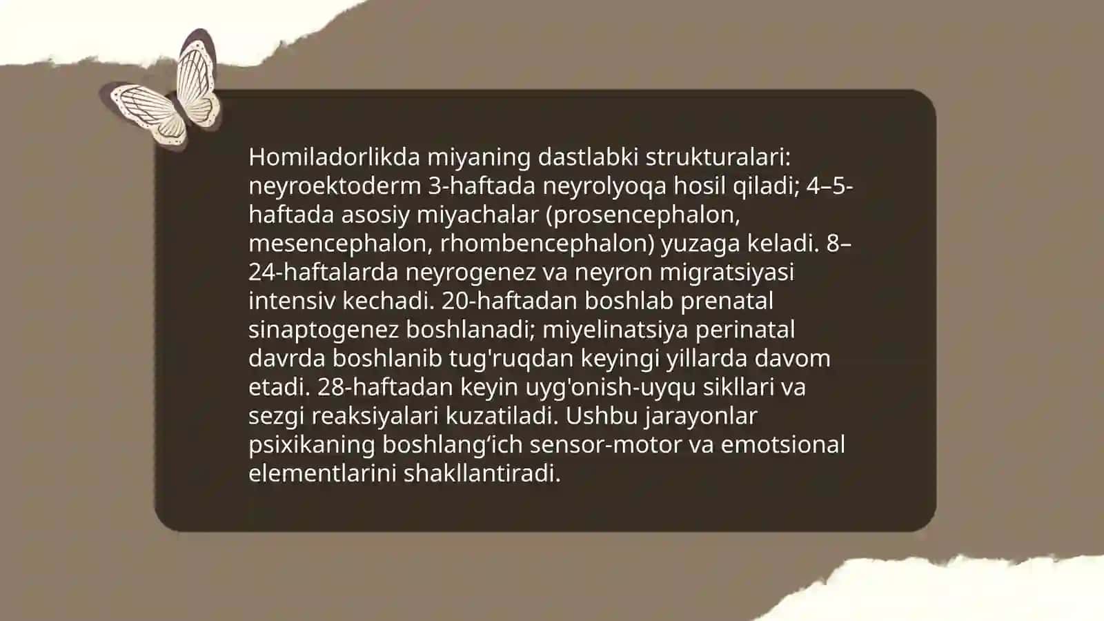 Ontogenezning ilk bosqichlarida insonning psixik rivojlanishiga xos xususiyatlari 4