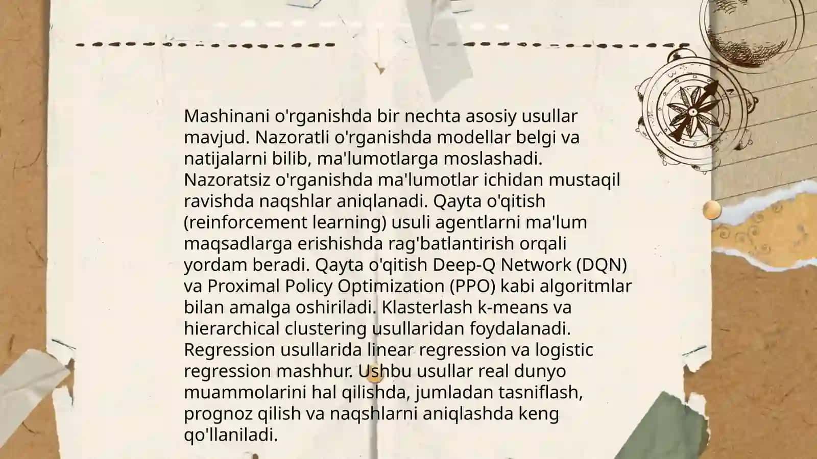 Sun'iy Intellekt va Mashinani Organish 4