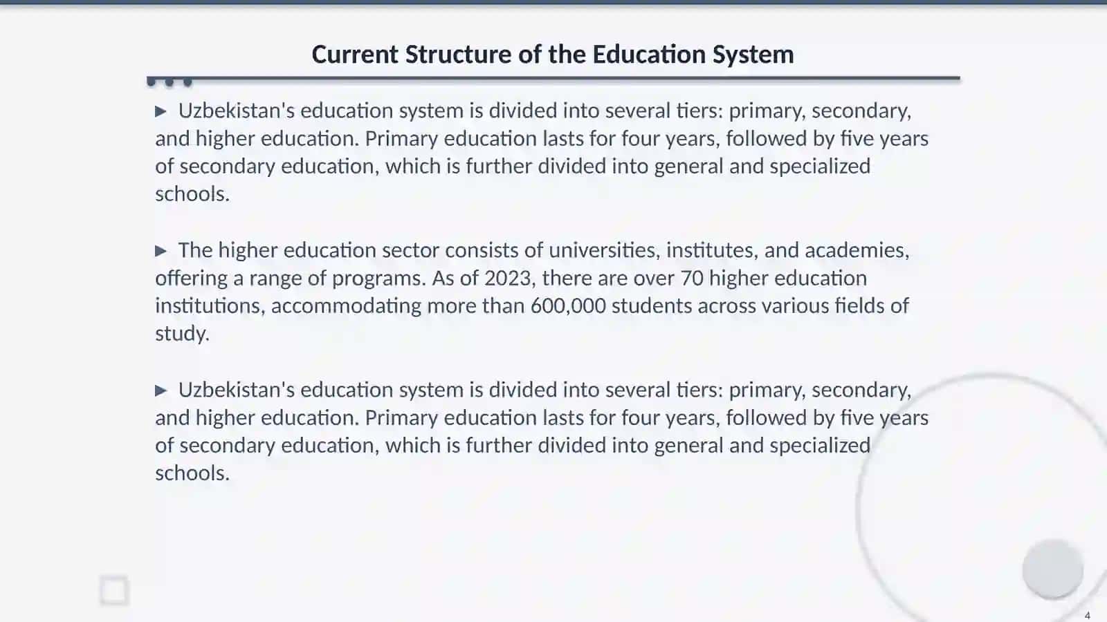 Education system in Uzbekiston 4