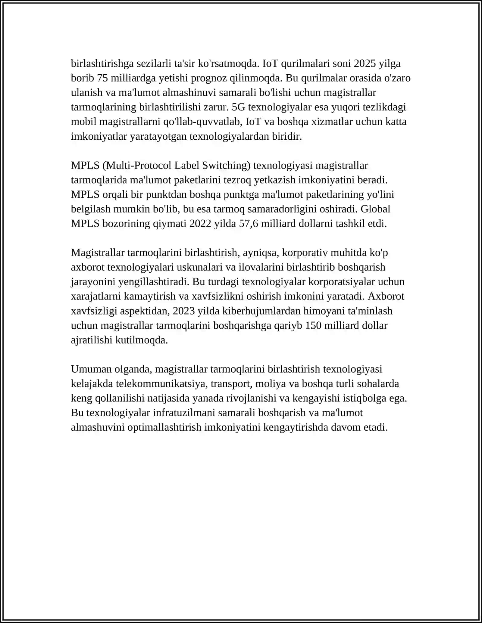 Ma'lumotlar shinasi turlari va ularning xususiyatlari 4