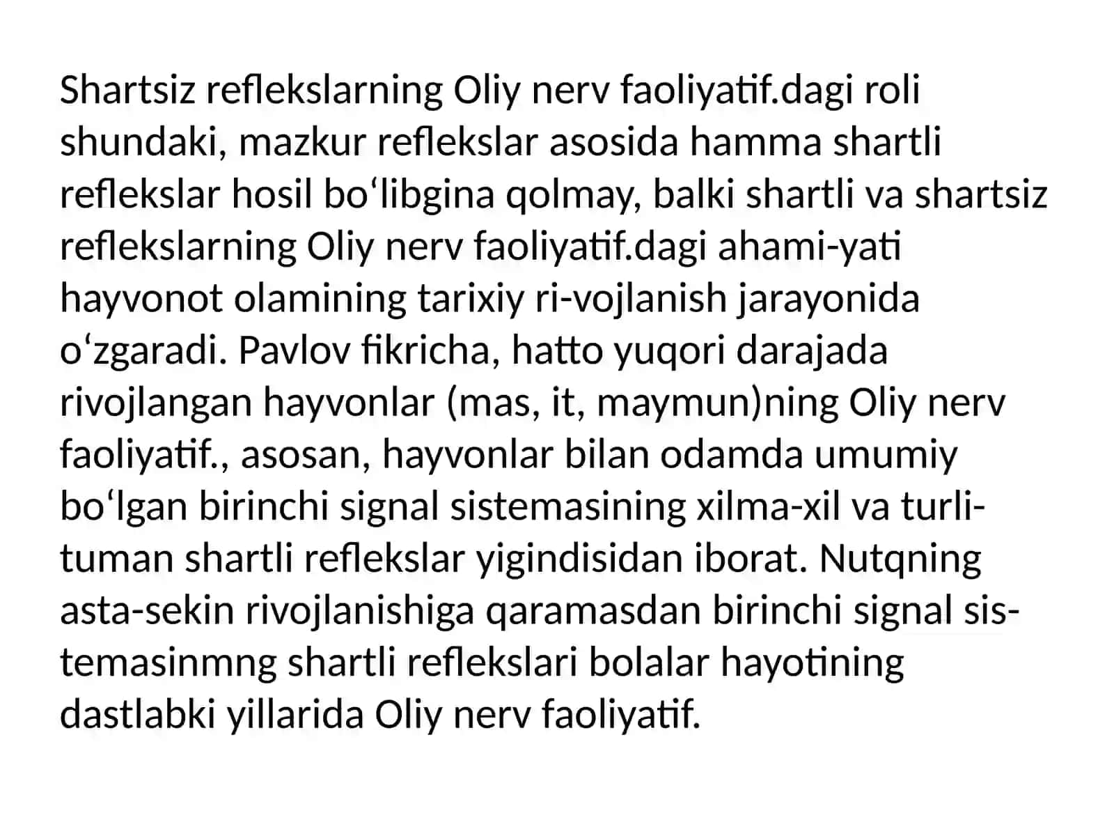 Oliy nerv faoliyati 4