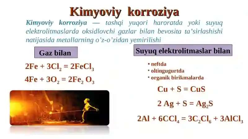 Metallar korroziyasi 4
