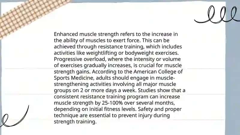 The benefits of regular exercise on physical and mental health. 4