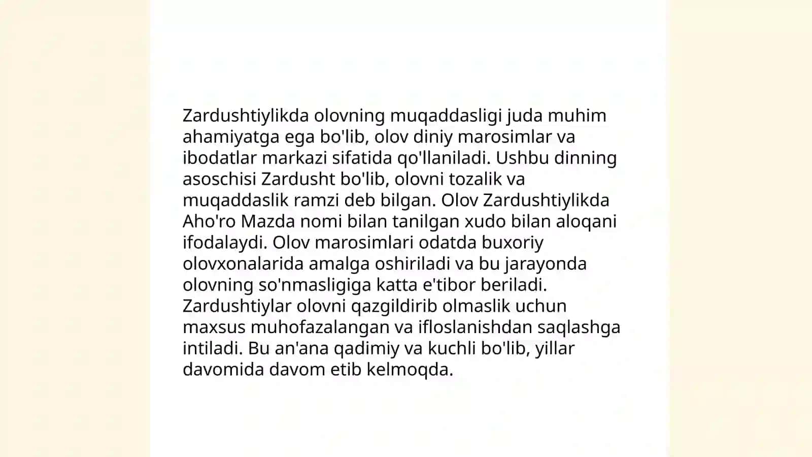 Zardushtiylikda tabiatning ulug'lanishi 4