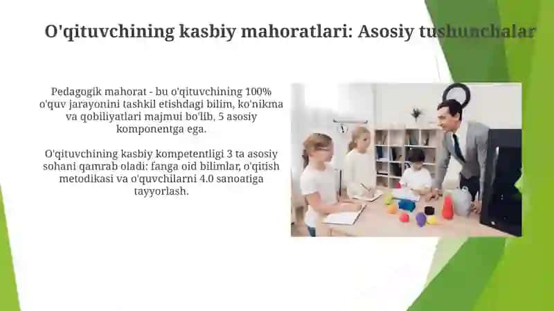 Pedagogik fikr taraqqiyotida oʻqituvchining kasbiy mahorati hamda burch mas'uliyatilari 4