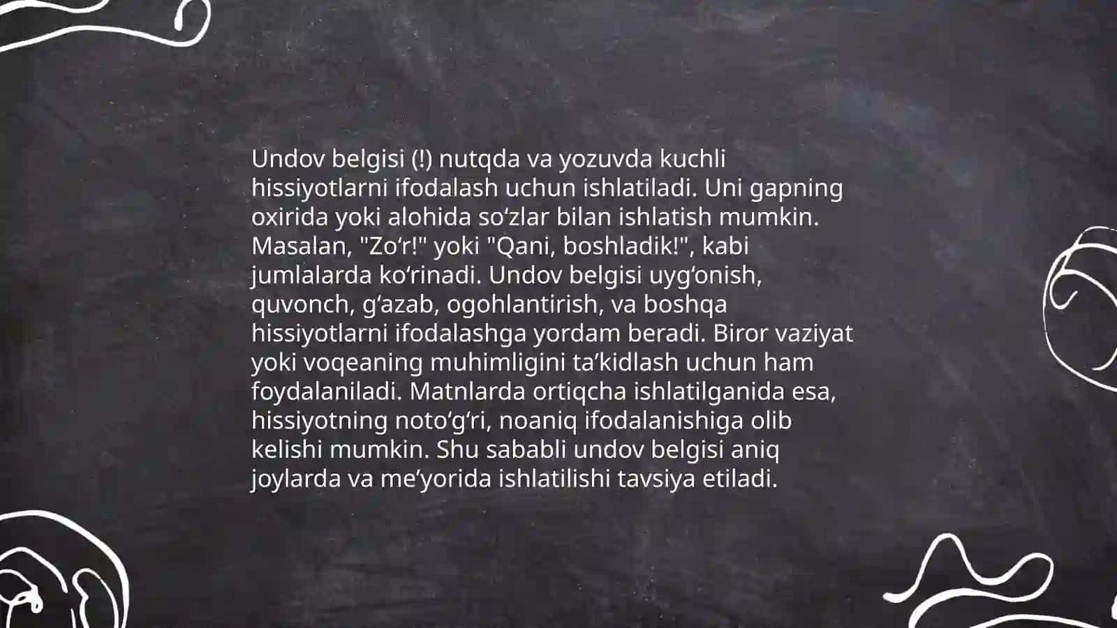 Punktuatsiya - tinish belgilarining asosiy qoidalari 4