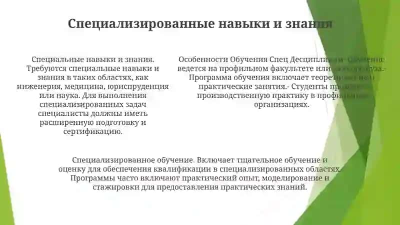 Особенности Обучения Спец Десциплинам 4