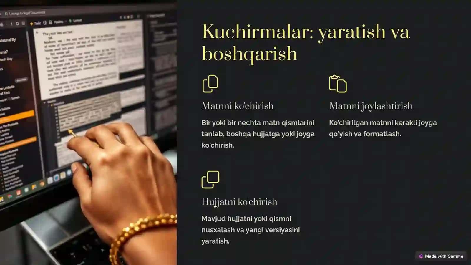 Avtomatlashtirilgan vositalar va shablonlar 4