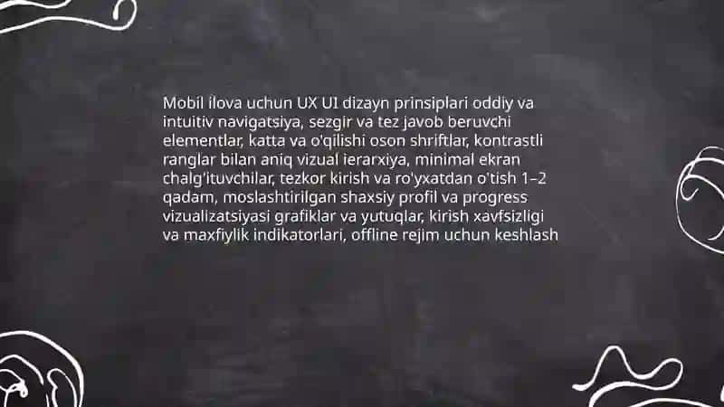 Fitnes-klub a’zosi uchun mobil ilova front-endini ishlab chiqish 4