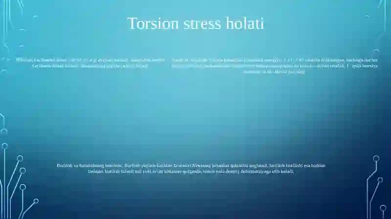 Buralishda Potensial Energiya.Burishdagi Kuchlanganlik Holati Va Val Yemirilishining Tahlili 4