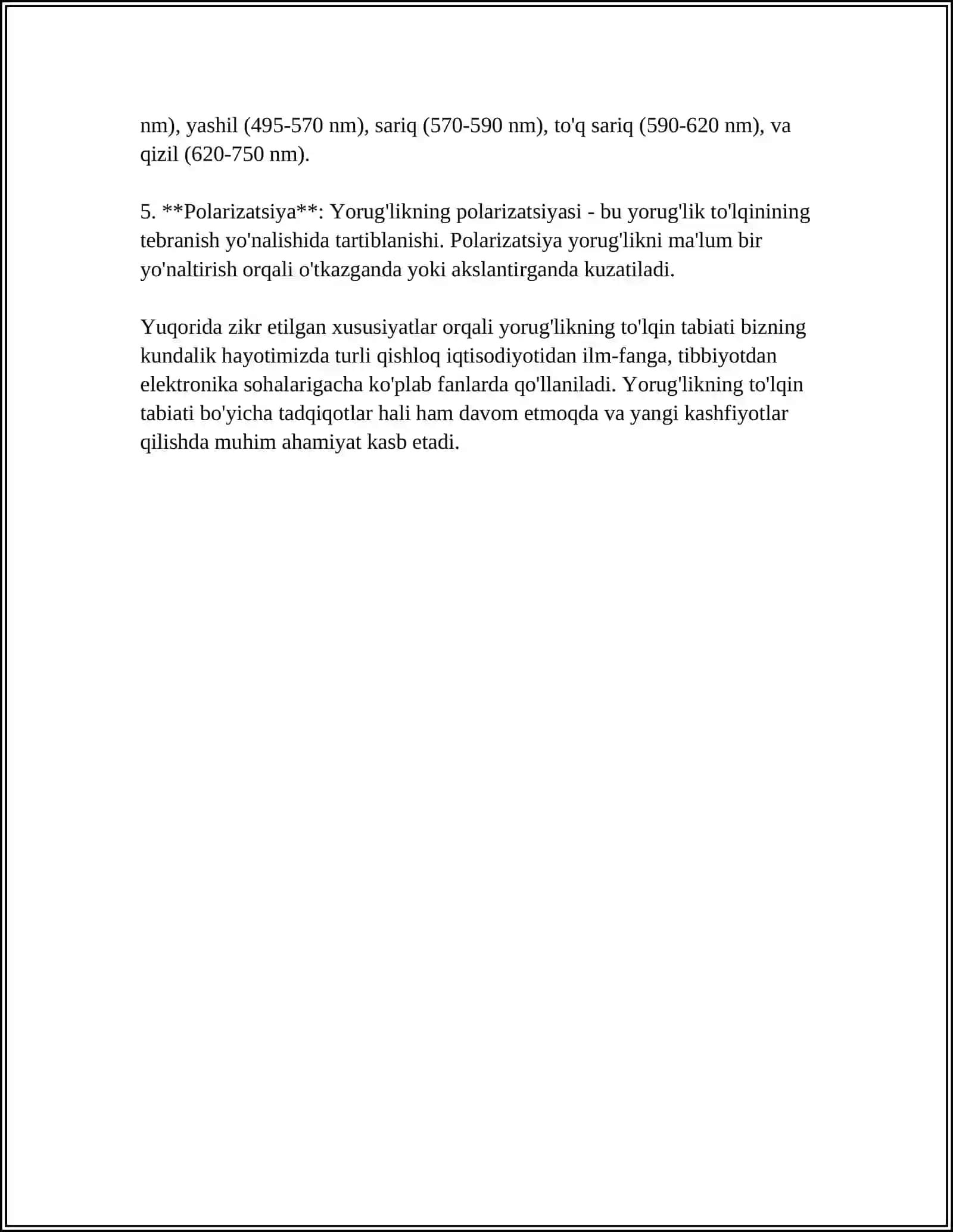 OPTIK KVANT GENERATORLARI (LAZERLAR) 4