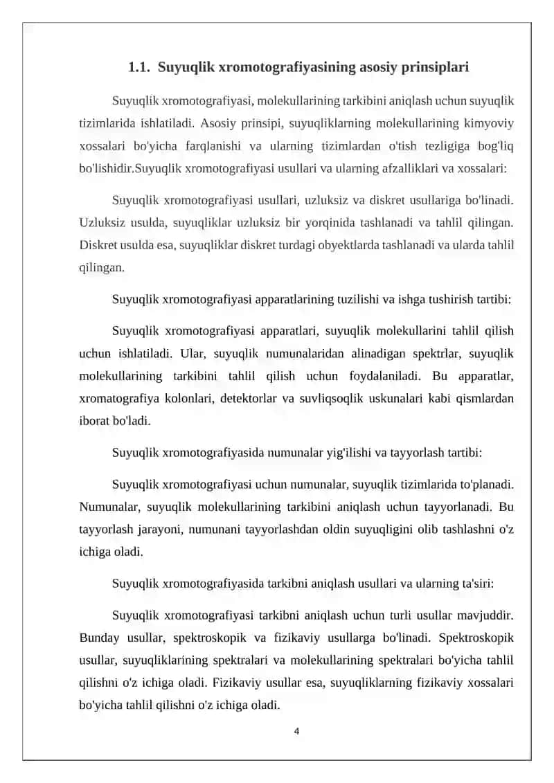 Suyuqlik xromatografiyasi 4