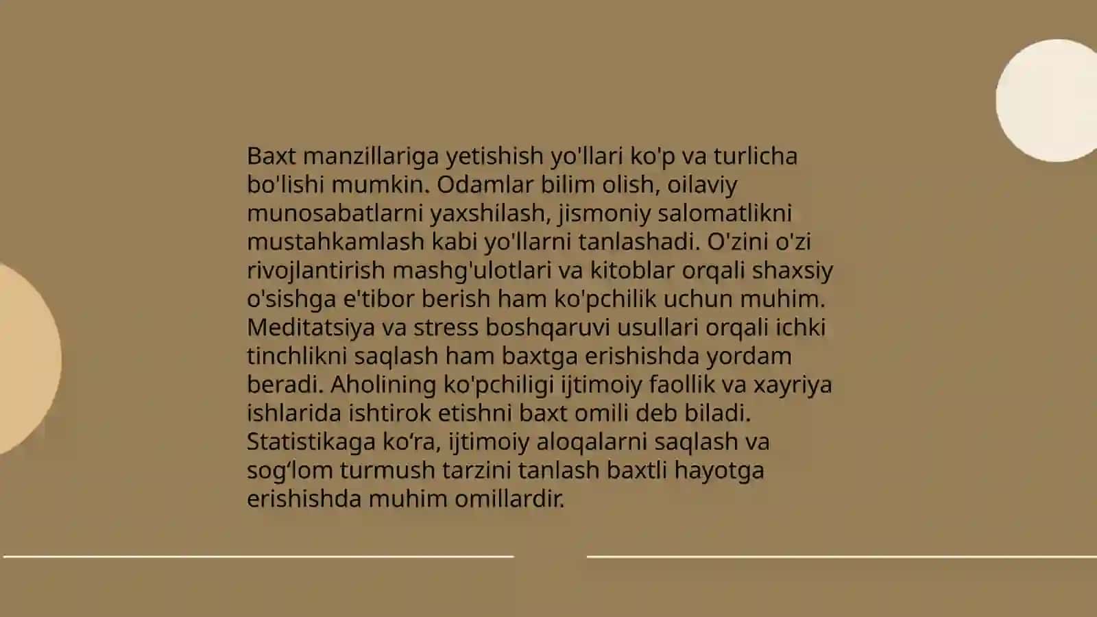 Baxt manzilari 4