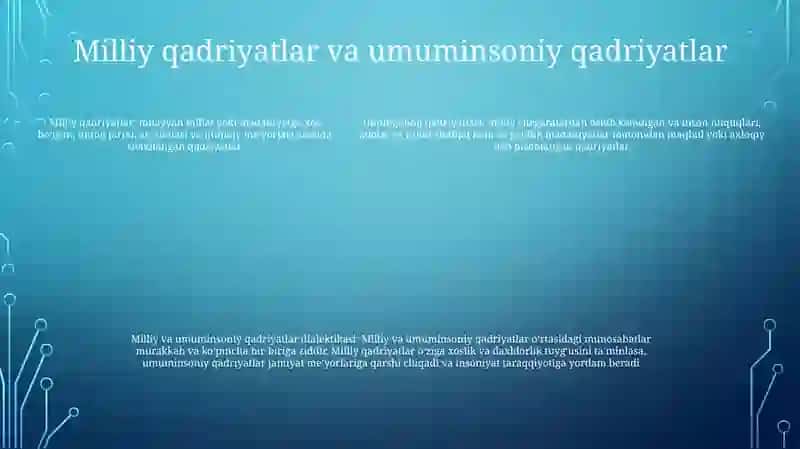Milliy Va Umuminsoniy Qadriyatlar Dialektikasi 4
