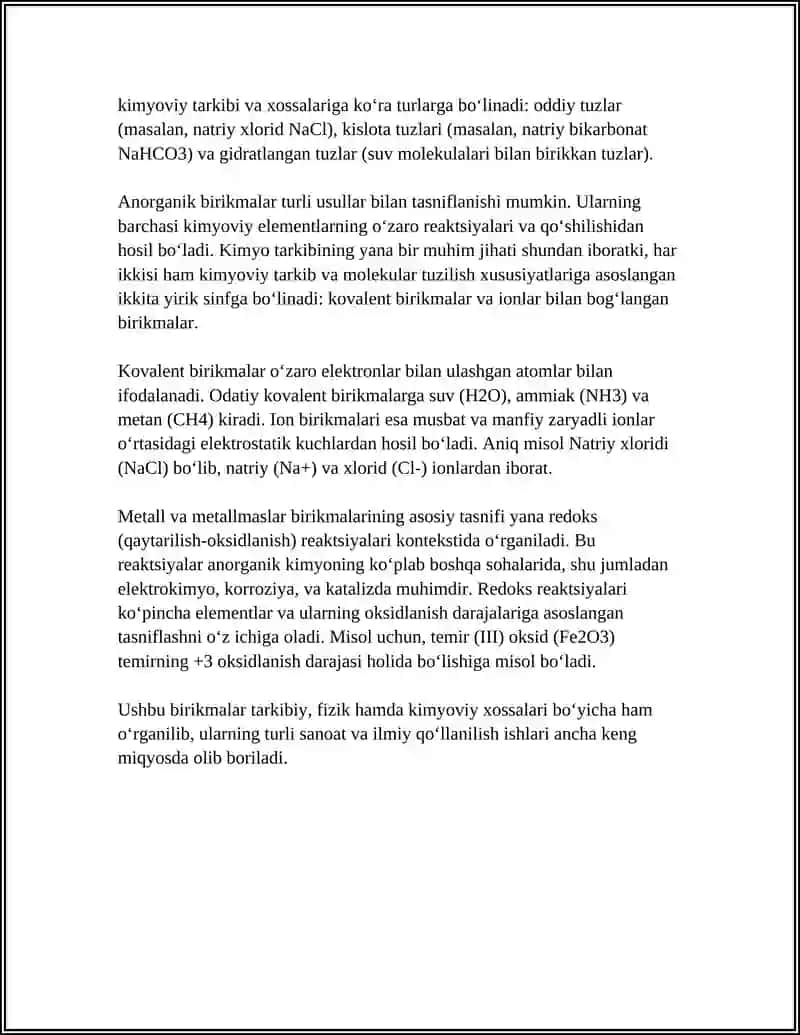 ANORGANIK BIRIKMALAR 4