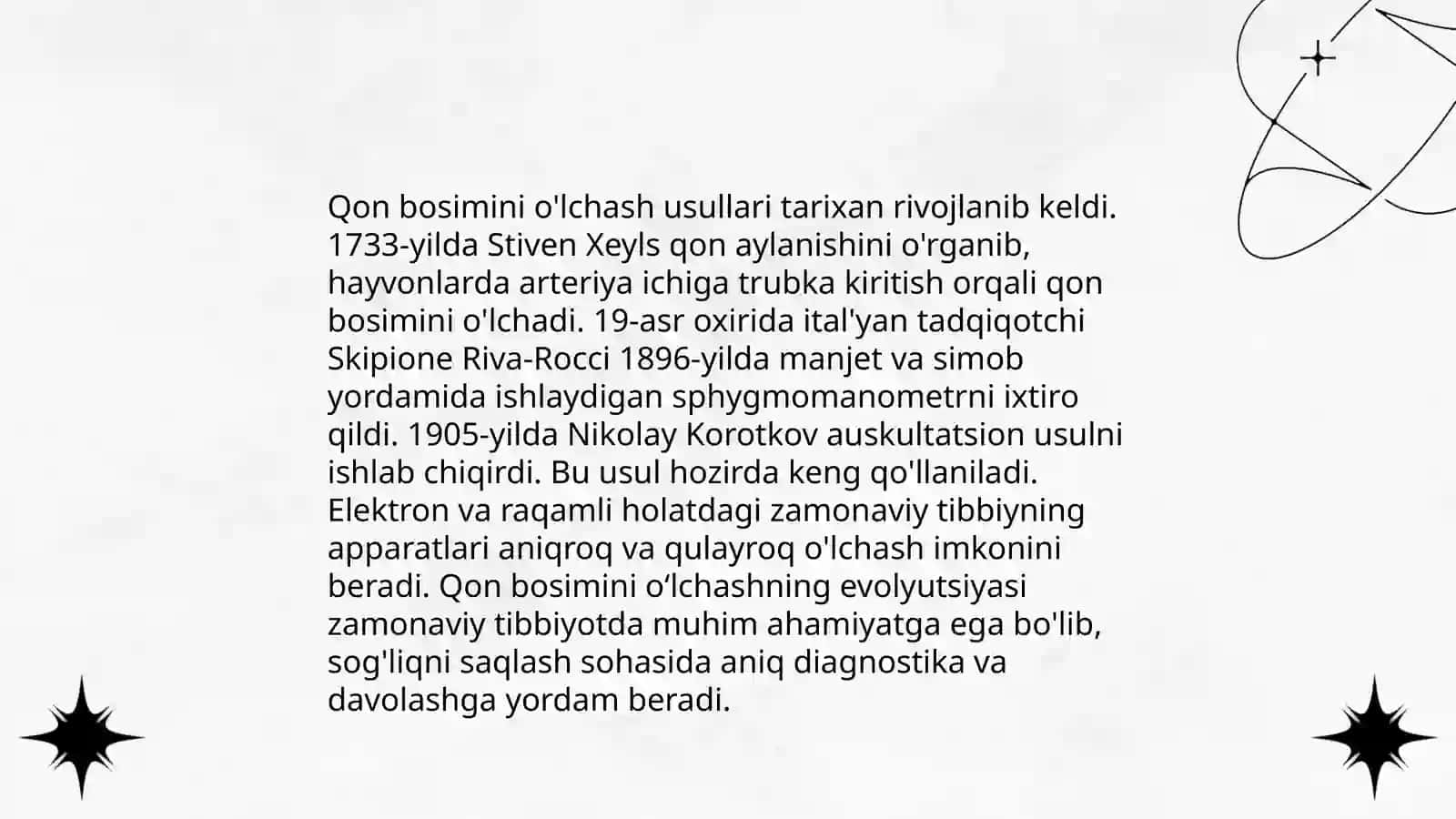 Qon bosimini olchash texnikasi 4