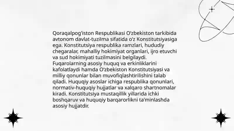 Mustaqillik yillarida Qoraqalpog'iston Respublikasi 4