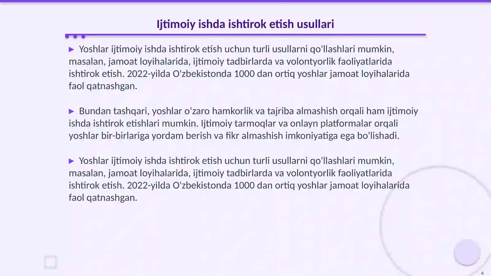 Yoshlar bilan ijtimoiy ish 4