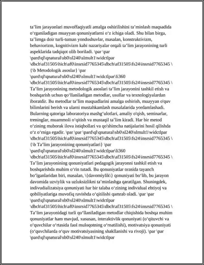 TAʼLIM JARAYONING QONUNIYATLARI VA PRINSIPLARI 4
