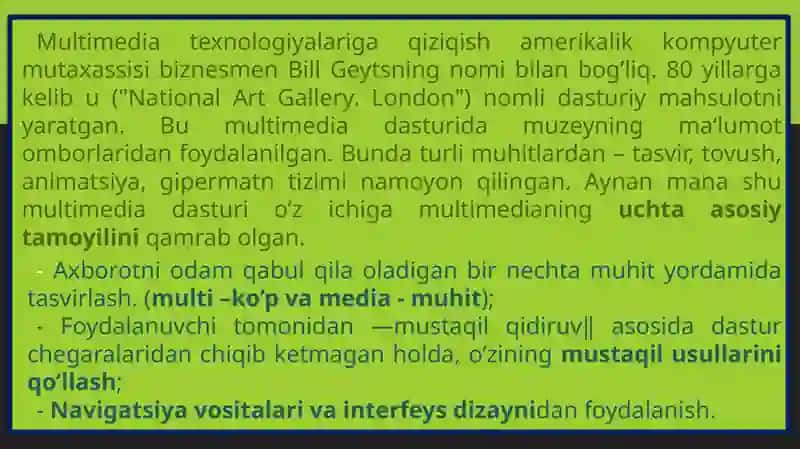 Taqdimotlar va standart shablonlar 4