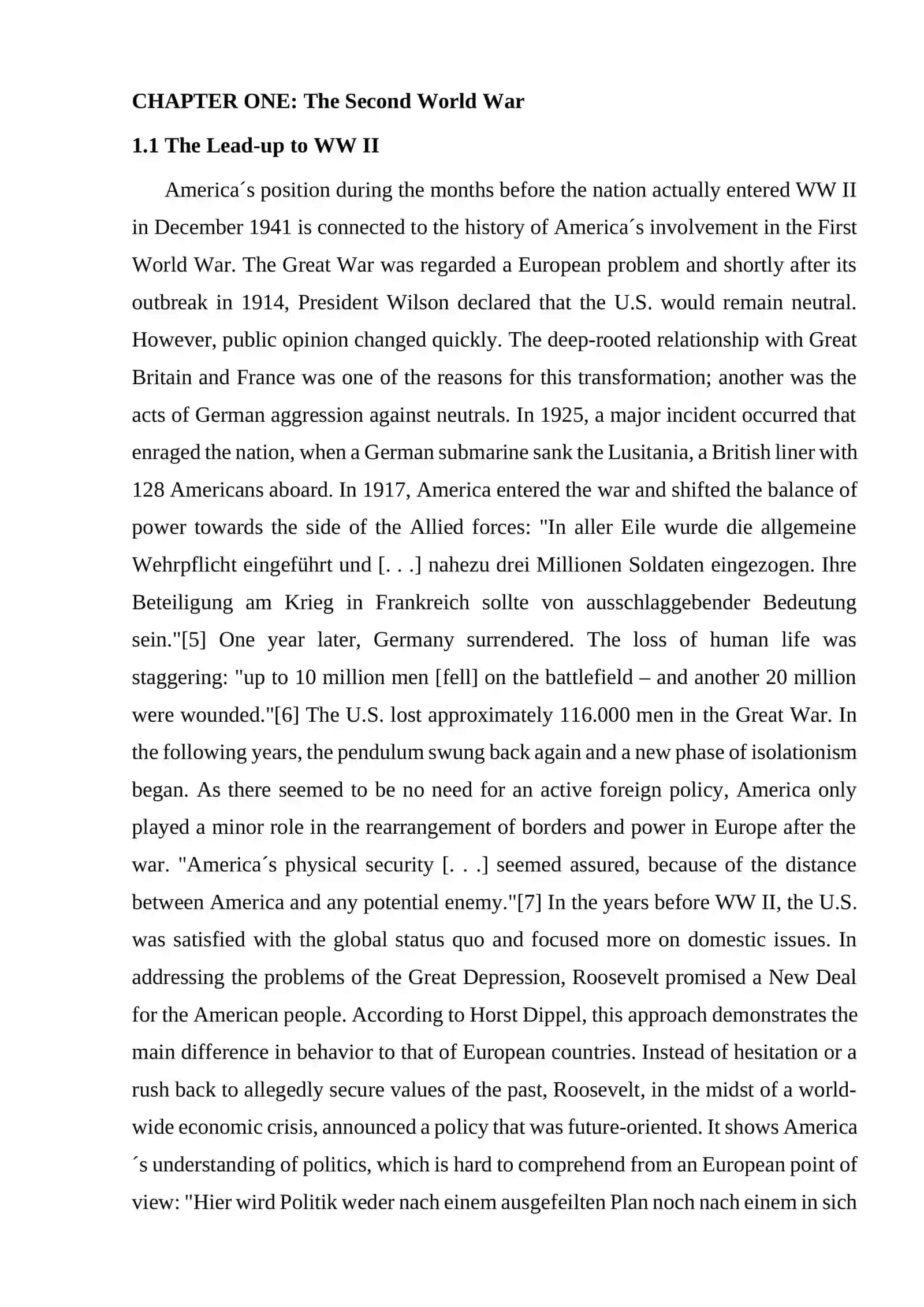 The second world war in American literature 4
