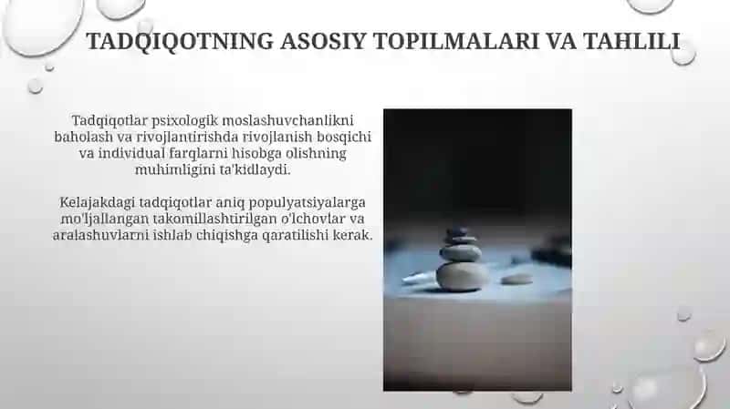 Psixologik moslashuvchanlik va muvozanatni baholash mezonlari 4